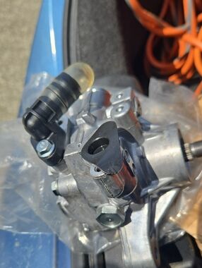 Silver Metal Power Steering Pump